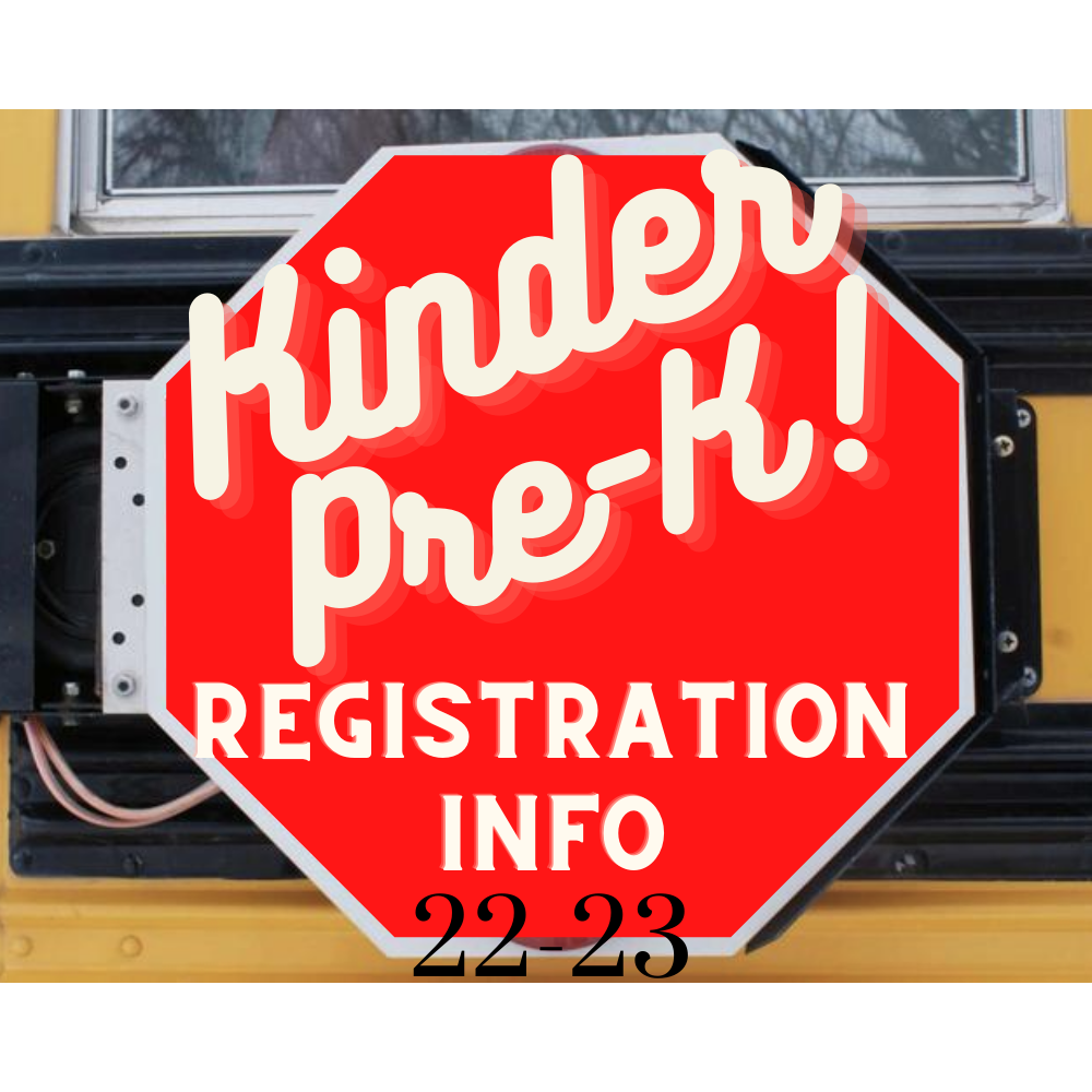 Kinder/Pre-K Registration Info