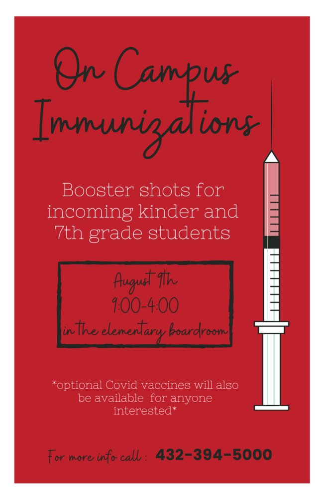 On campus Immunizations