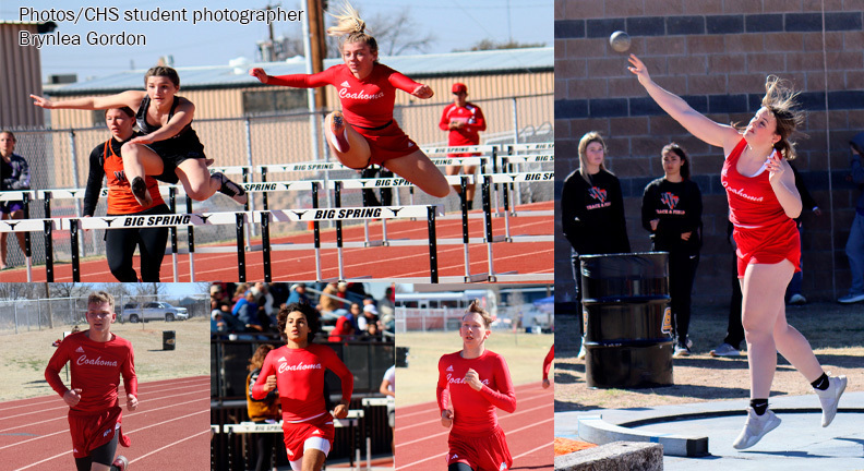 Photos of high school track events