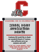 School Board Appreciation Month