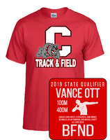 Vance Ott is headed to state track and field competition.