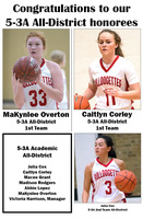 5-3A All-District Bulldogettes honorees