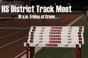 HS District Track Meet schedule of events
