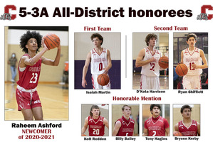 Ashford named 5-3A All-District Newcomer of the Year