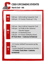 Upcoming events
